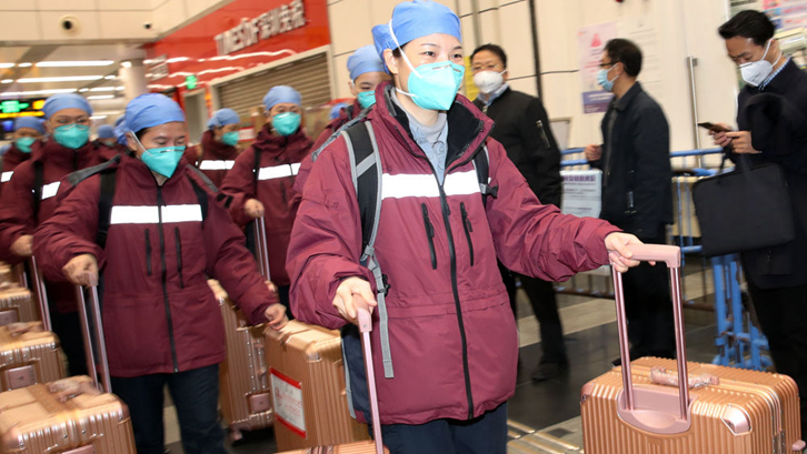 第二批內(nèi)地援港抗疫醫(yī)療防疫工作隊(duì)抵達(dá)開展工作