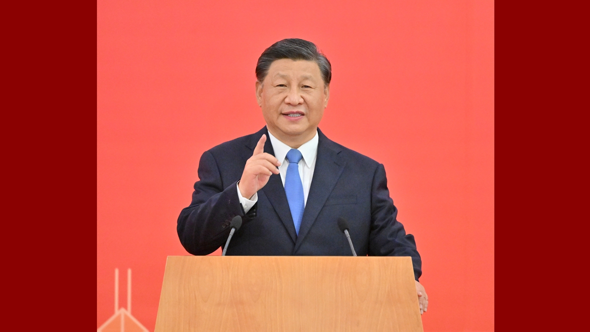 習(xí)近平乘專列抵達(dá)香港，并在歡迎儀式上發(fā)表講話