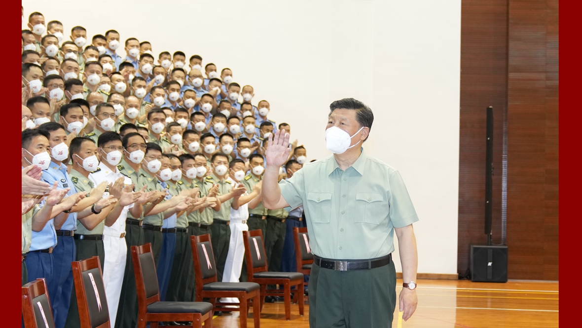 習(xí)近平視察駐香港部隊(duì)